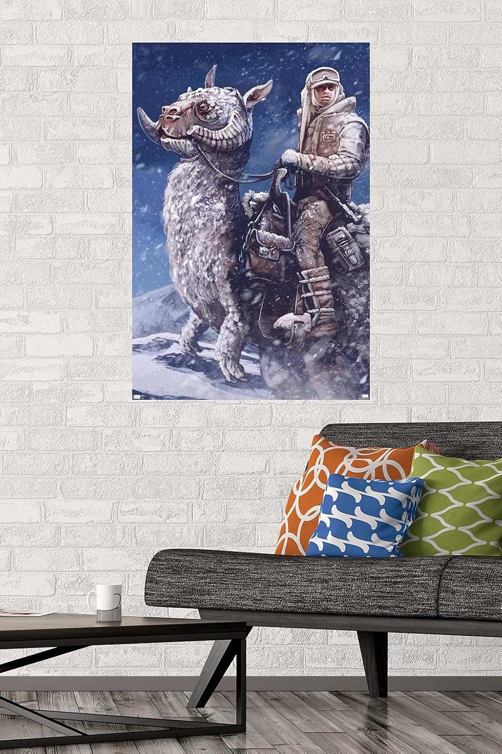 Trends International Star Wars: The Empire Strikes Back by AJ Frena Wall Poster, 34L x 22.4W, Premium Unframed Version