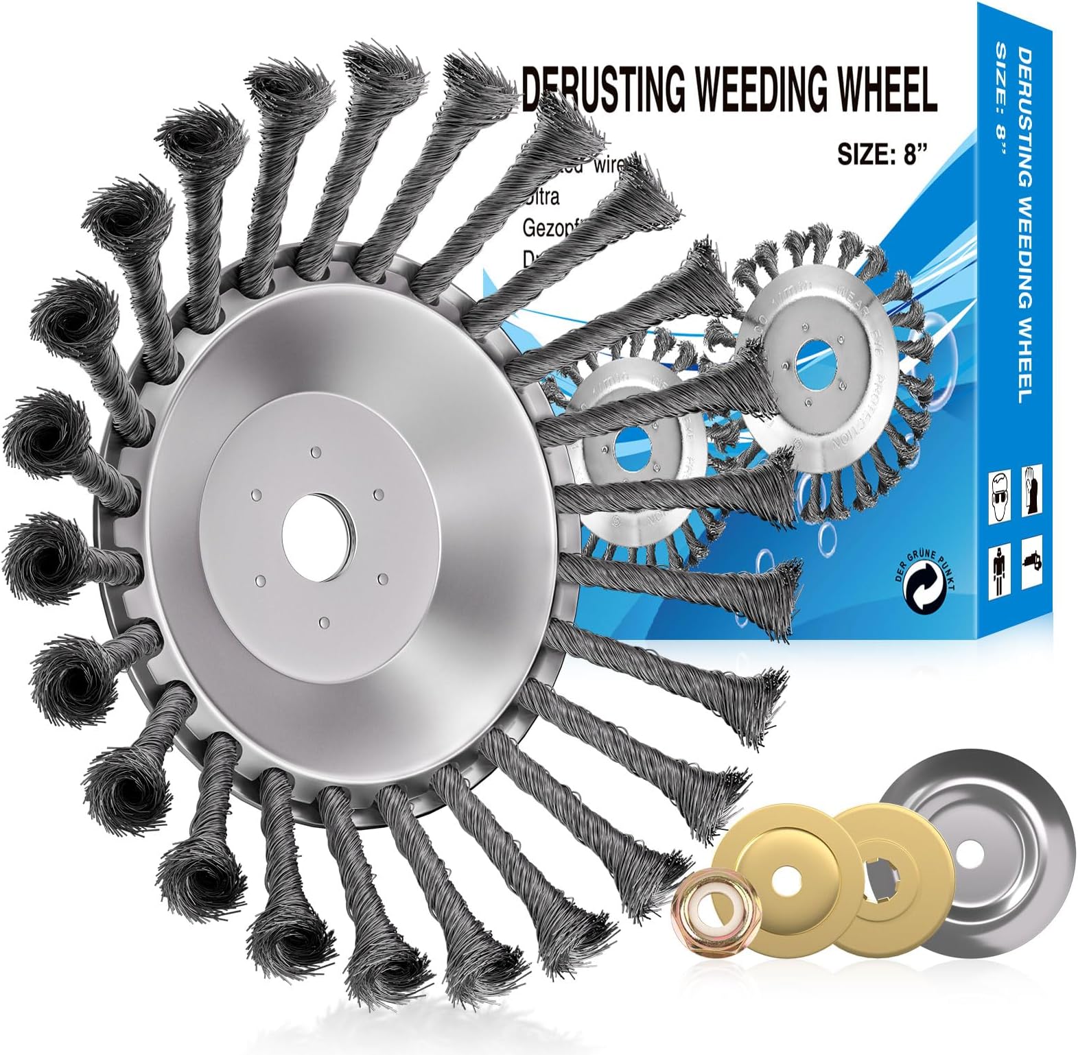 Unkrautbürste Für Freischneider - Praktisches Mähseil Für Rasentrimmer