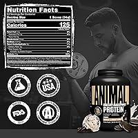 Vista 7 de Animal Proteína de suero aislada en polvo - Cargada para constructor muscular pre y post-entrenamiento y recuperación con enzimas digestivas