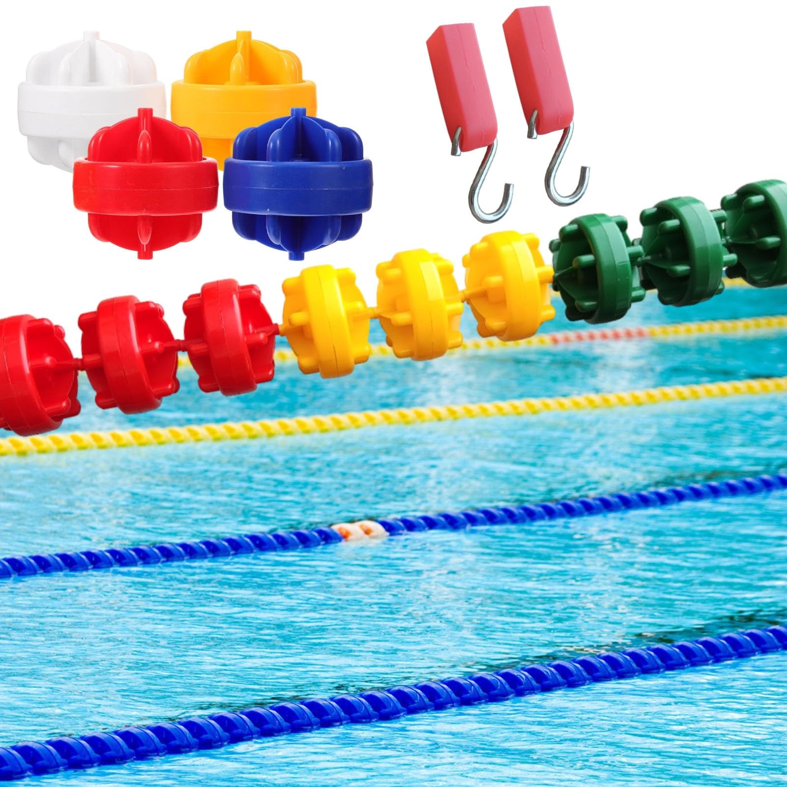 Cordes de séparation de ligne flottantes pour compétition de natation et grand bassin