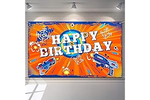 Happy Birthday Dart Battle Party Decorations