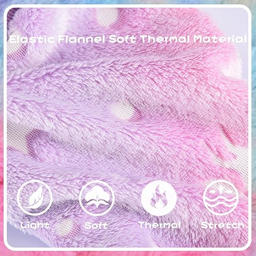 Miniatura 7 de Pijama para cachorros para perros pequeños, suéter de unicornio teñido anudado que brilla en la oscuridad, material de terciopelo súper suave, ropa