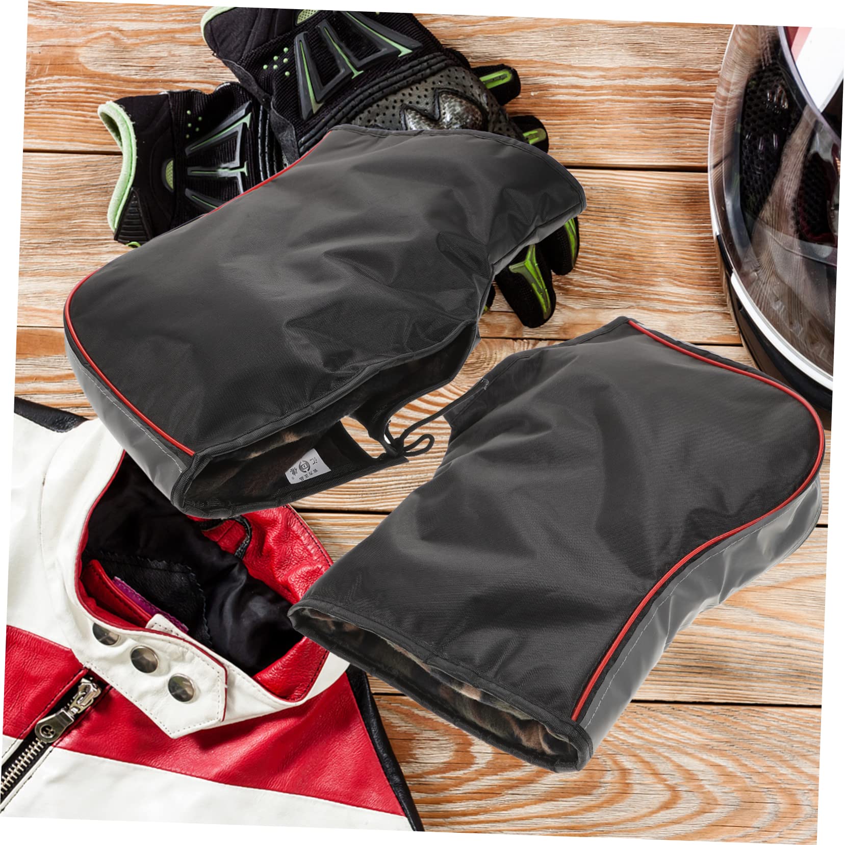 Guanti da Moto Invernali da Uomo Riflettenti Guanti da Manubrio Caldi per Freddo Accessori Moto per Guida Sicura Invernale e Mountain Bike Colore Casuale