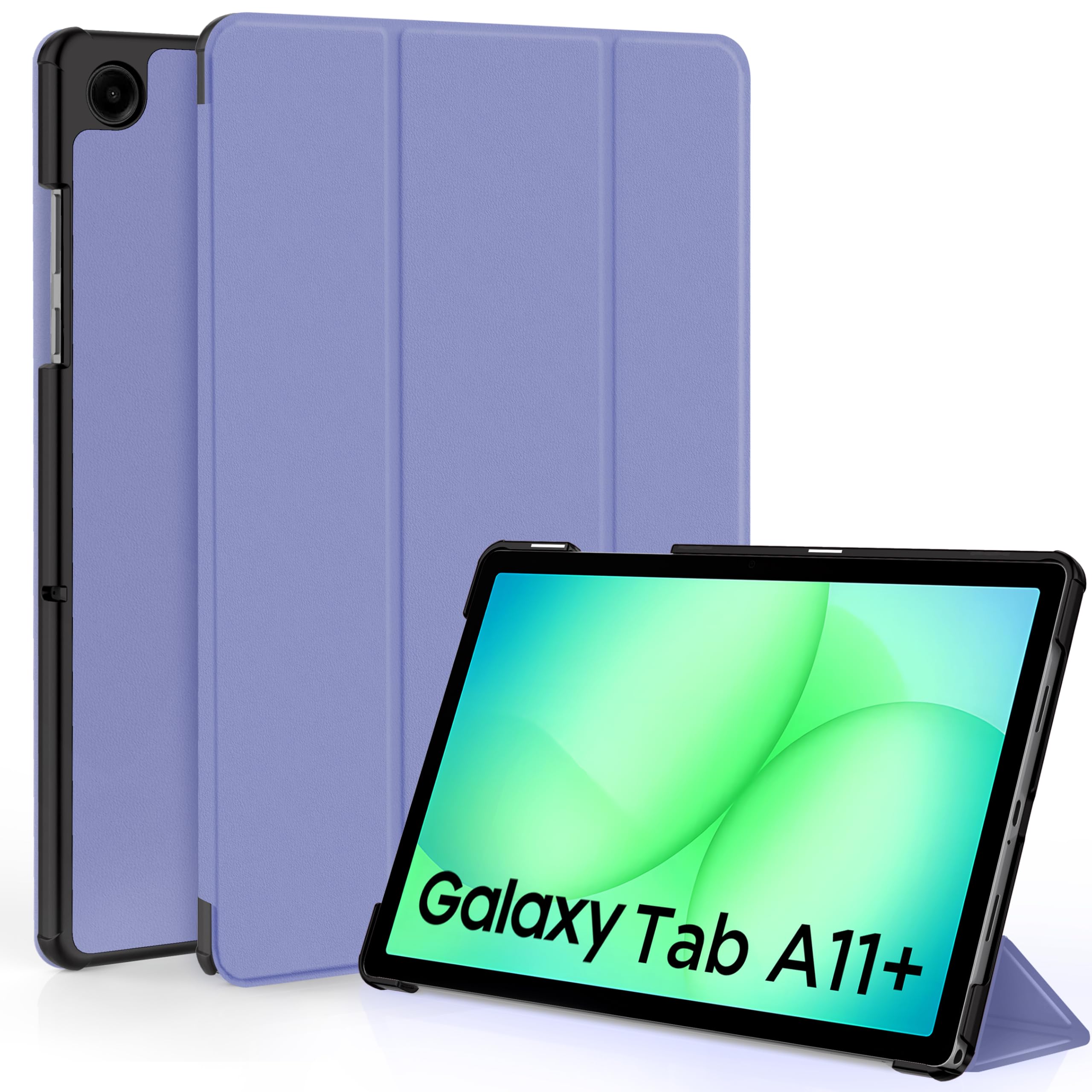 EasyAcc Custodia Cover Compatibile con Samsung Galaxy Tab A11+ Plus/ A9+ 11 Pollici 2025 SM-X236B/SM-X230 Tablet, Viola Glicine