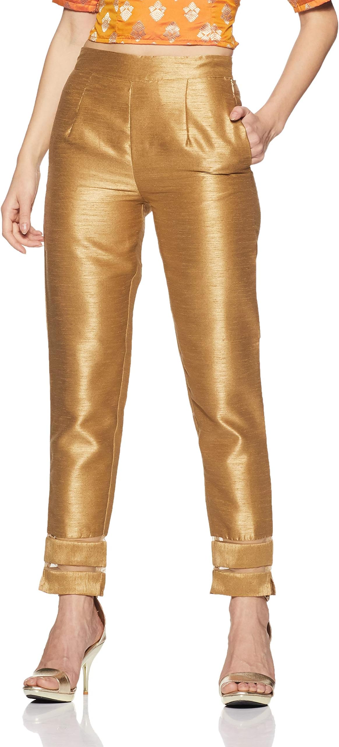 IndyaWomen's Gold Pants