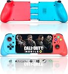 Joso Wireless Mobile Gaming Controller for iPhone/Android, Phone Controller Support Phone Case, Analog Trigger, Play Call of Duty, Genshin Impact, Minecraft, Roblox, Cloud Joystick for iOS Android