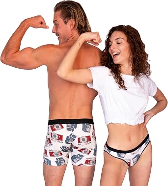 Warriors & Scholars W&S Matching Underwear for Couples - Couples Matching Underwear Set