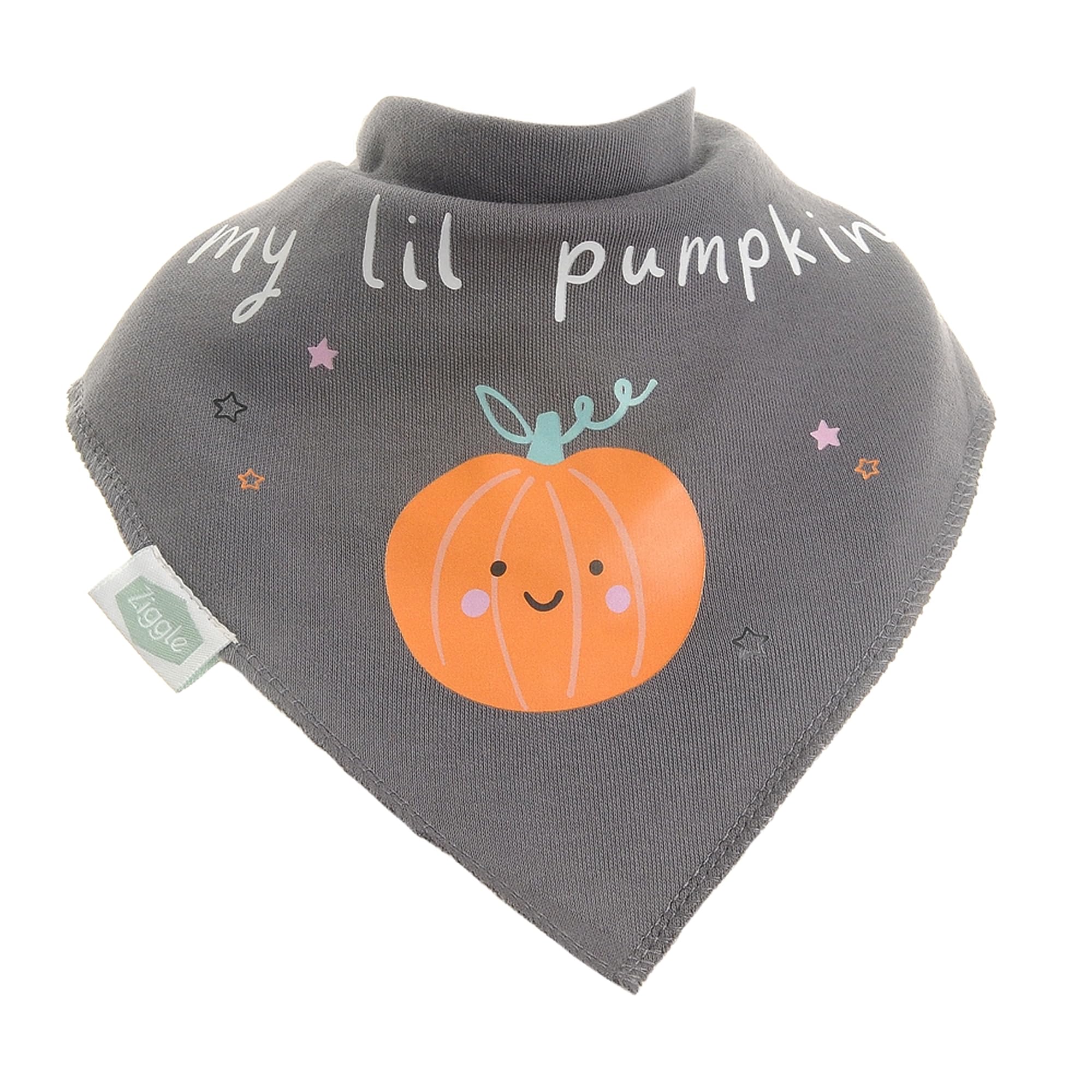 Ziggle Bandana Dribble Bibs - Cotton Front Baby Bibs Newborn to 24 Months - Newborn Gifts - Baby Bibs For Comfortable Kids - My Lil Pumpkin โ image 1