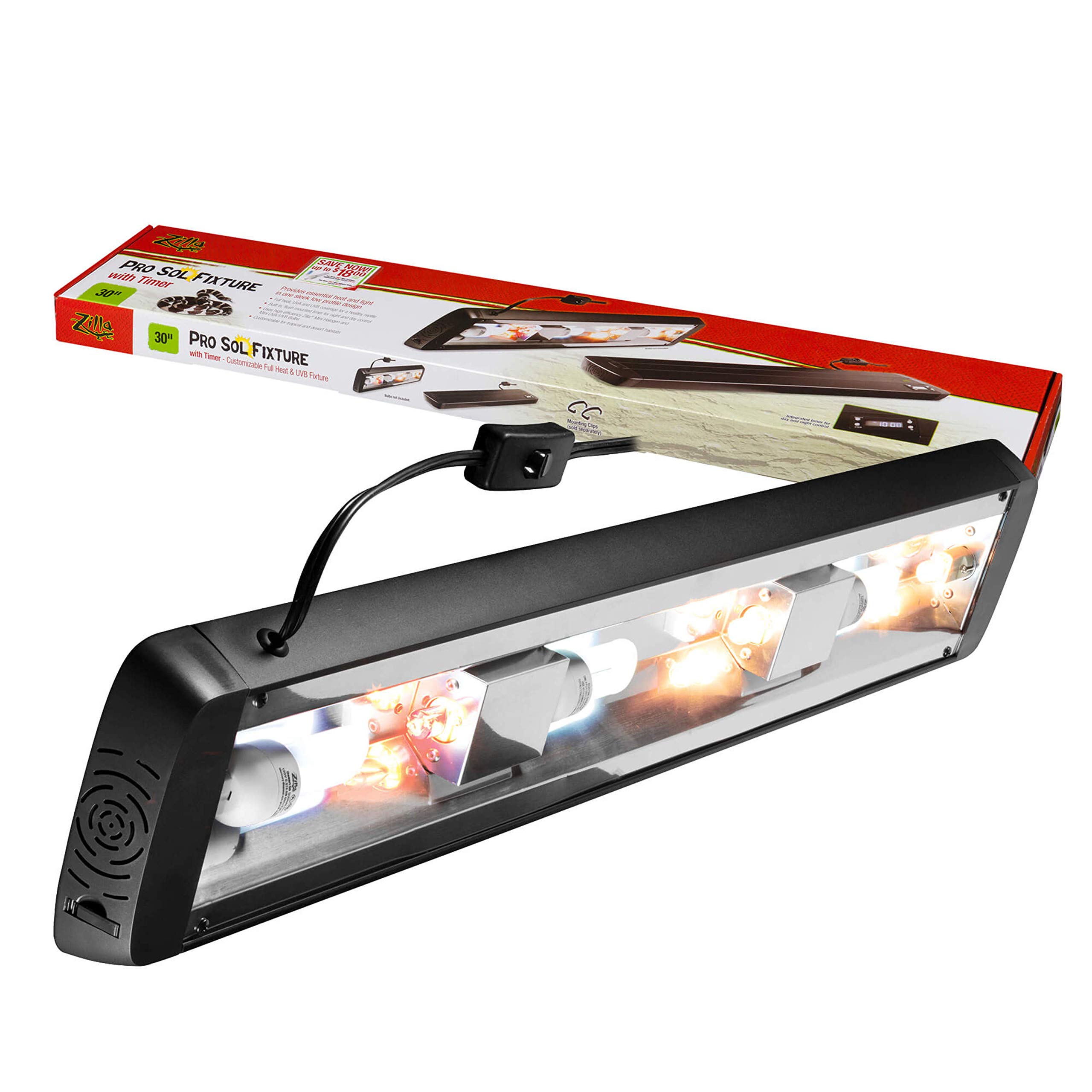 ZILLAPro Sol Light Fixture with Timer, 30"