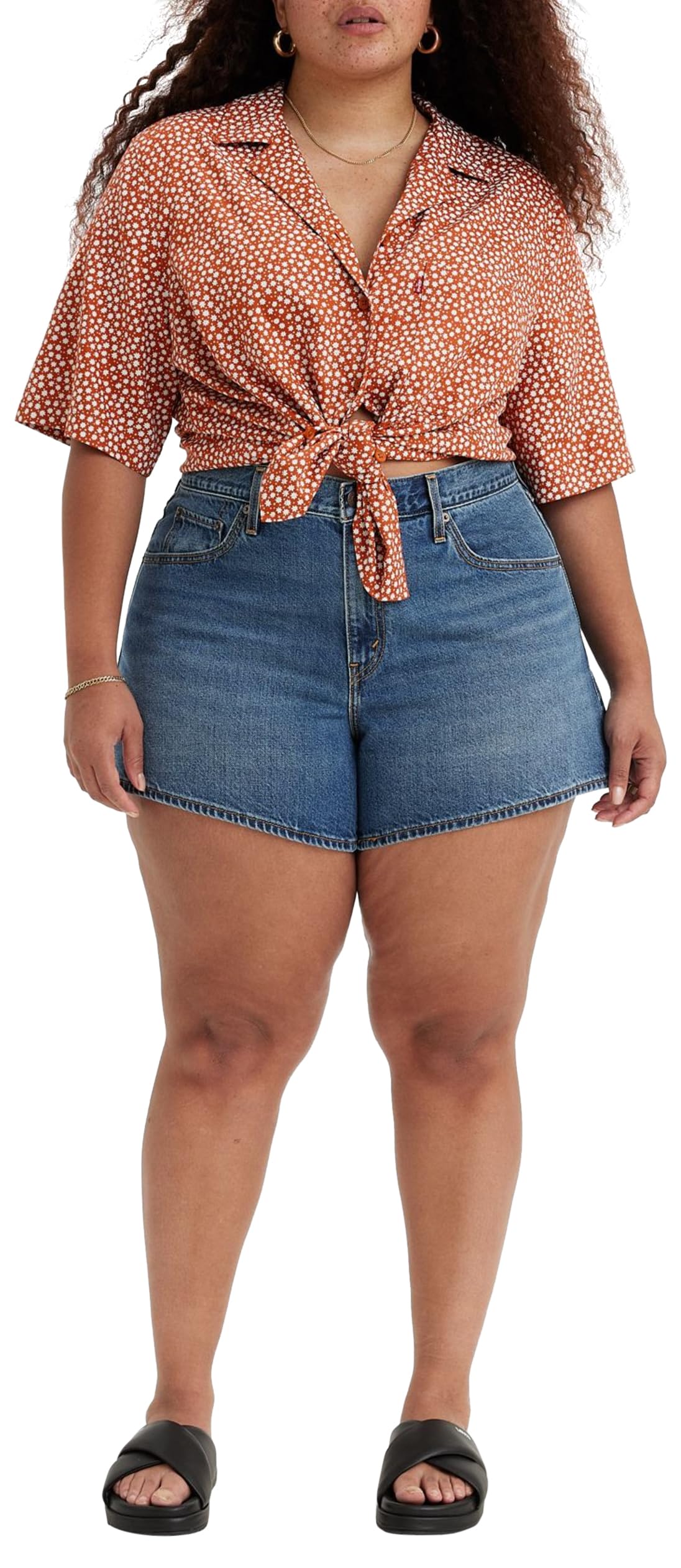 Levi's Plus Size 80s Mom Pantalones Cortos Mujer