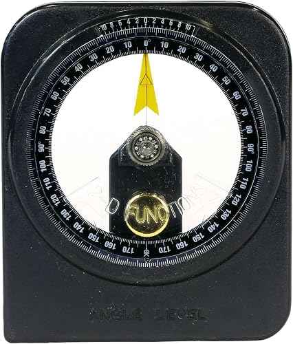 AcuAngle Angle Level II, Oil-Filled Dial Level for Metal Fabrication, Angle Gauge
