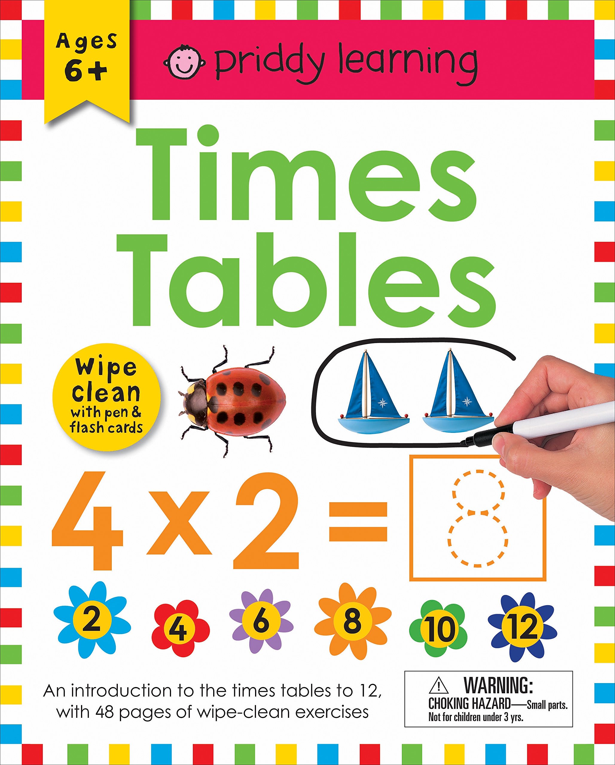 Wipe Clean Workbook: Times Tables (enclosed spiral binding): Ages 6+; wipe-clean with pen & flash cards (Wipe Clean Learning Books)