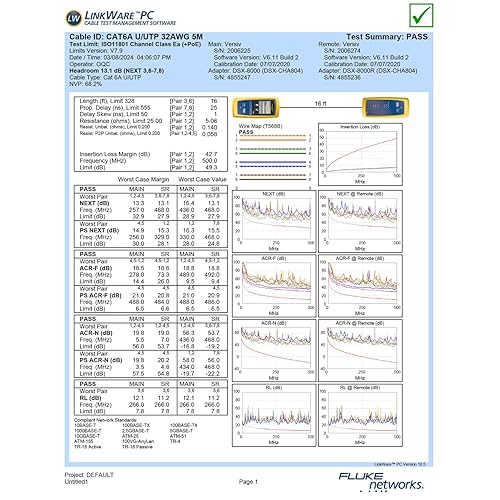 Miniatura 8 de Everest - Cables de conexión Ethernet Cat6a Ultra Slim de 1 pie (paquete de 24 unidades), color blanco, cable de conexión Cat 6a de 10 GB, cable
