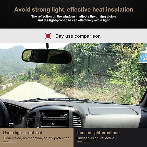 Vista 14 de Tapete SPEEDWOW para tablero, cubierta compatible con Chevrolet. Negro