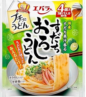 エバラ プチッとうどん すだちおろしうどん 88g(22g×4個) 4個入