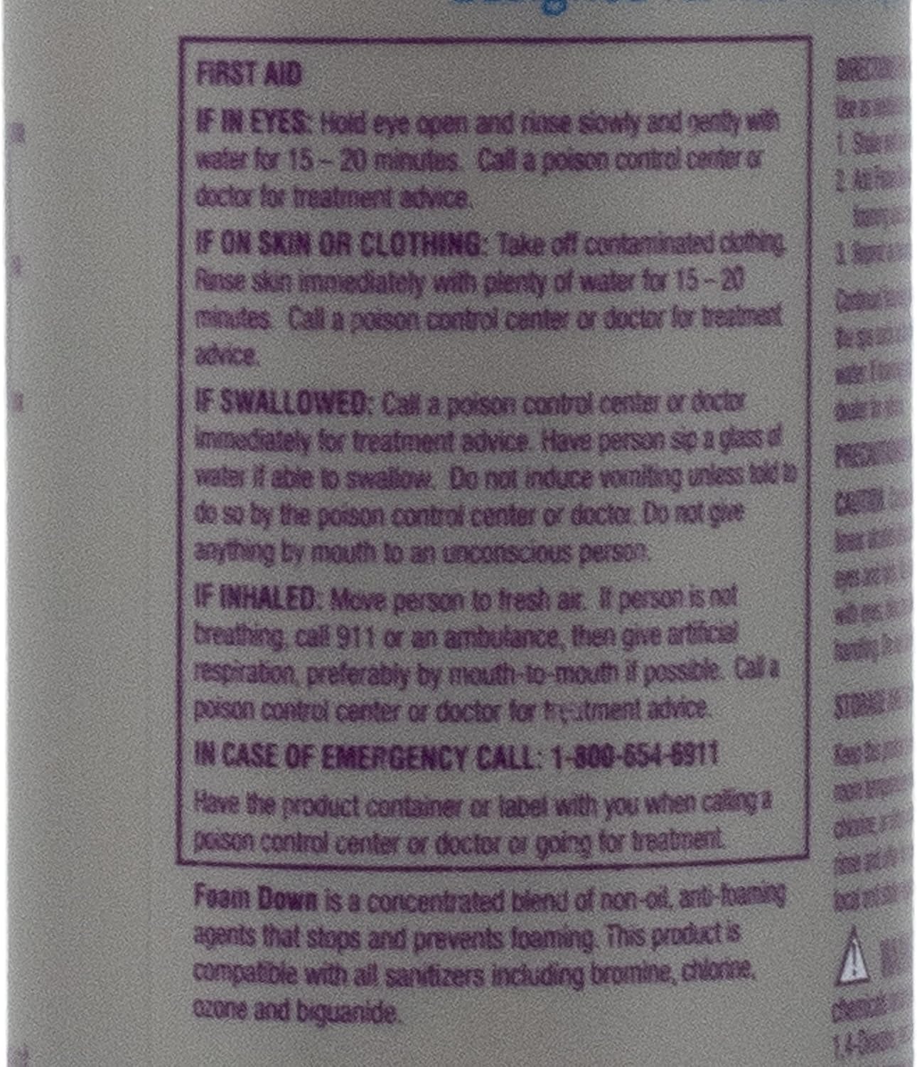 LEISURE TIME H Foam Down Spa and Hot Tub Clarifier, 16 fl oz
