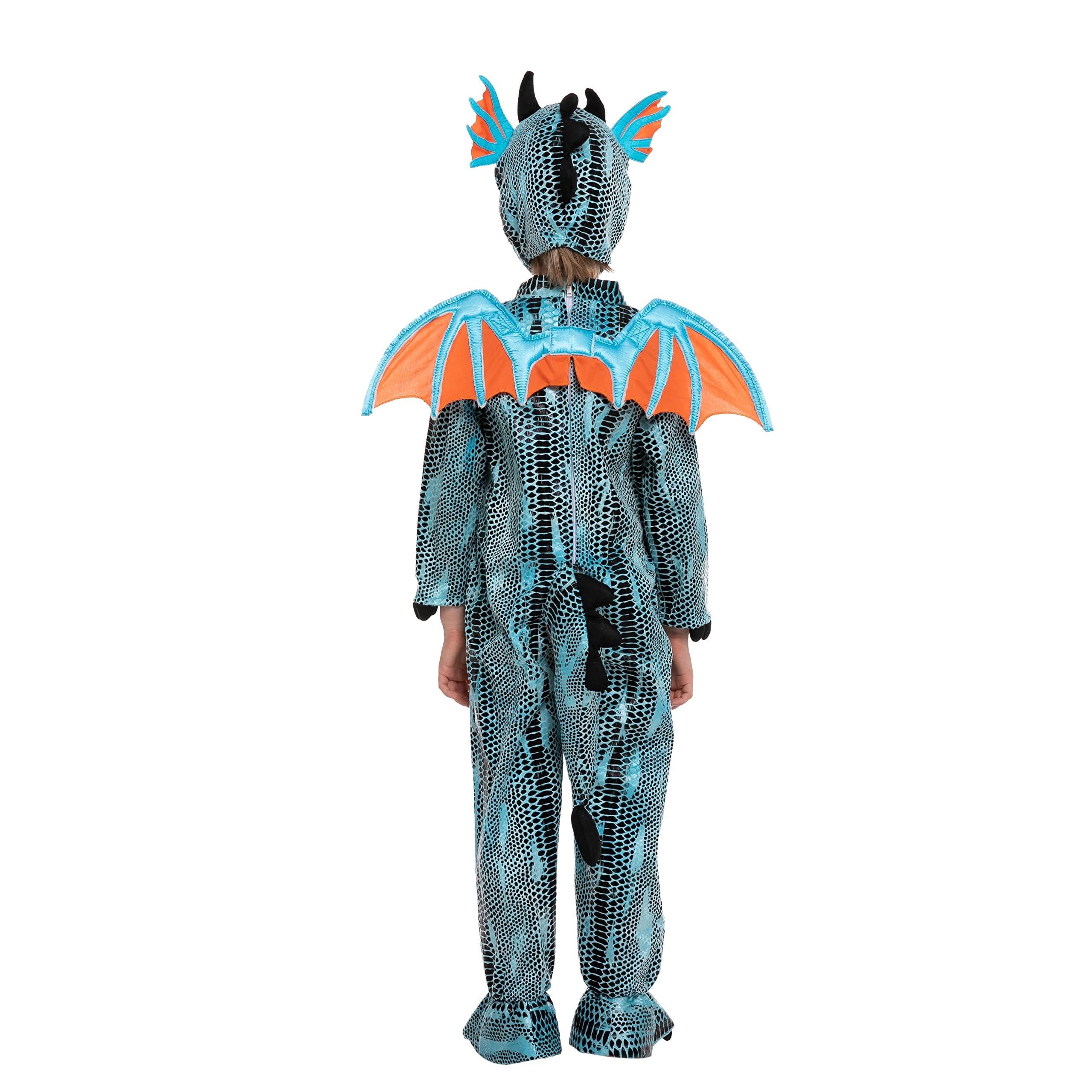 Spooktacular Creations Kostium czerwonego smoka na Halloween Trick or żart Dinozaur Dress-up gra fikcja