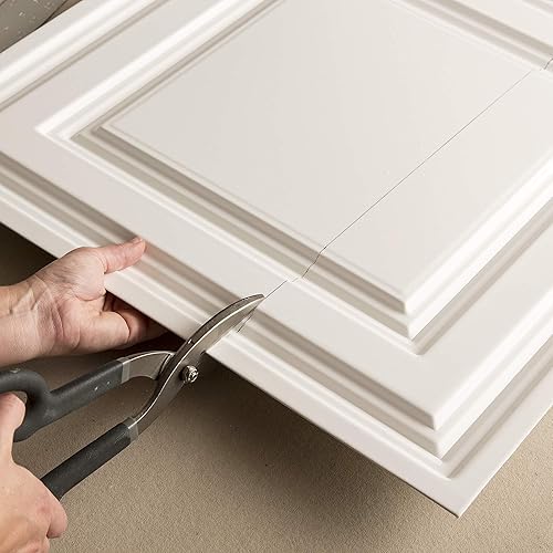 Miniatura 4 de Genesis Azulejos de techo Icon Relief de 2 x 2 pies - Fácil instalación - Impermeable, lavable y resistente al fuego - PVC de alta calidad para