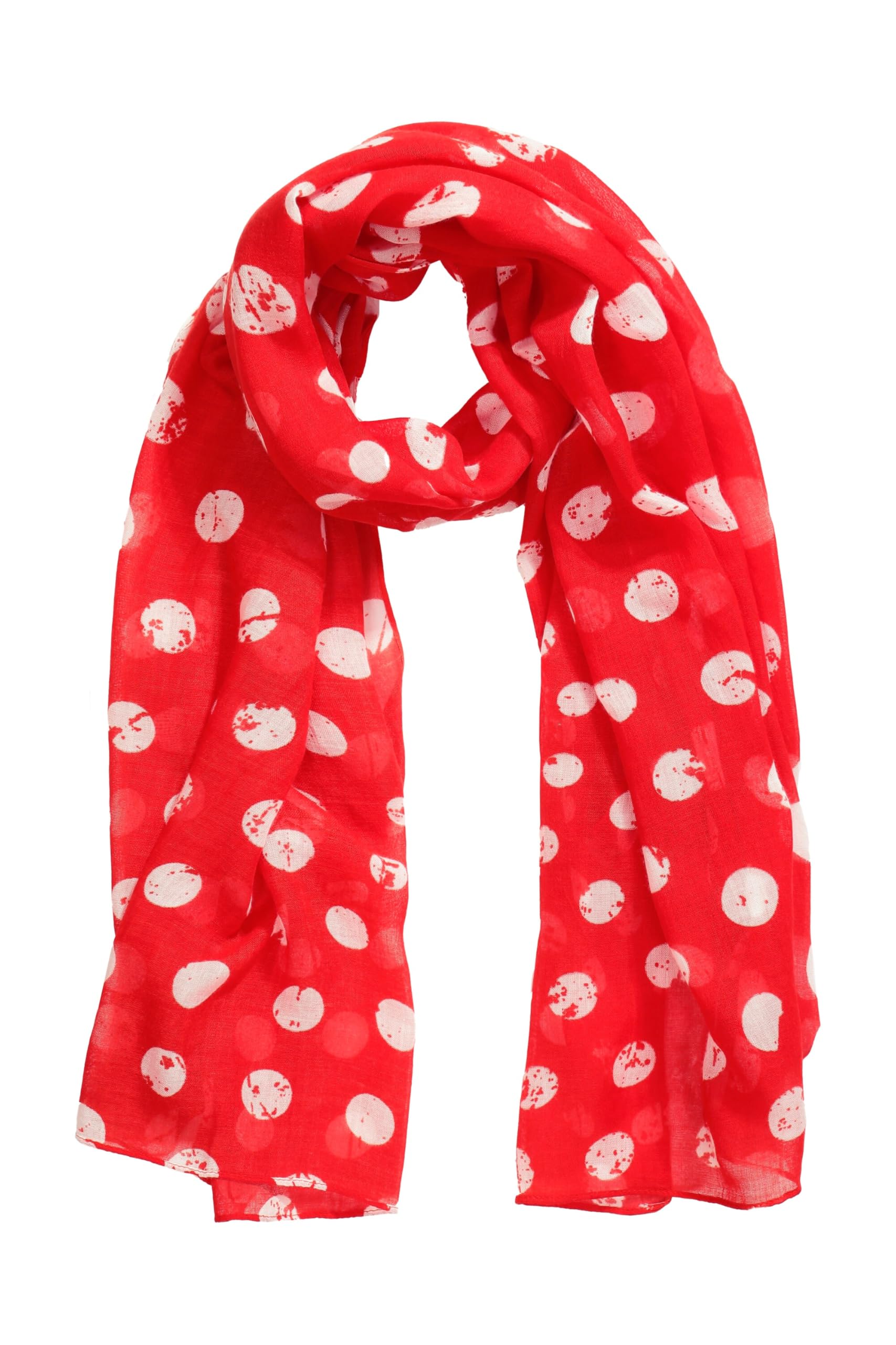 Ulla Popken Damen große Größen Übergrößen Plus Size Schal, Punkte 837490