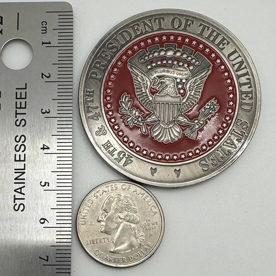 Amazon.com: Aizics Mint Donald Trump 2025 45 47 Presidential