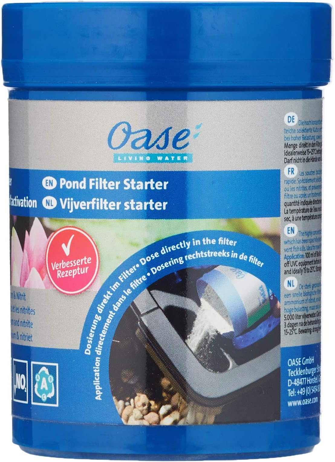 OASE 50295 AquaActiv BioKick, 200 ml (190 g) für 10.000 l