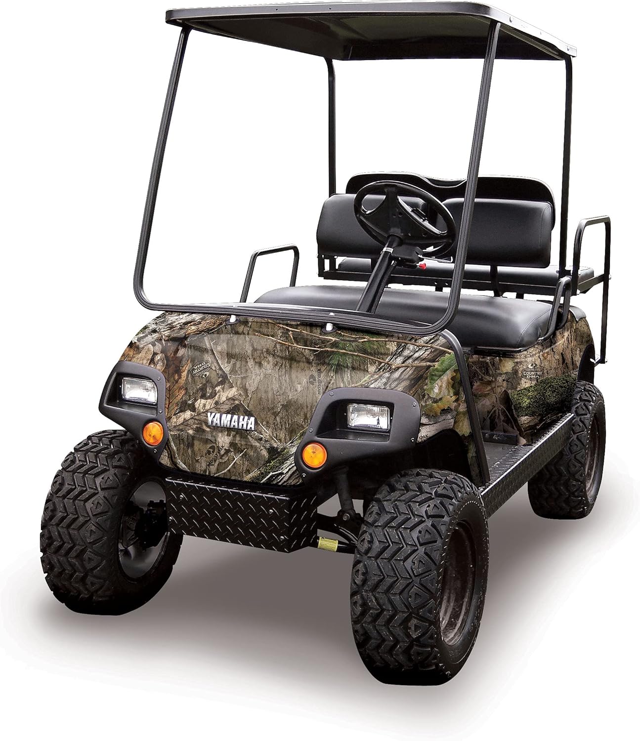 Mossy Oak Country DNA Camo Golf Cart Kit - Easy to Install Vinyl Wrap with Matte Finish - Camouflage for Your Golf Cart