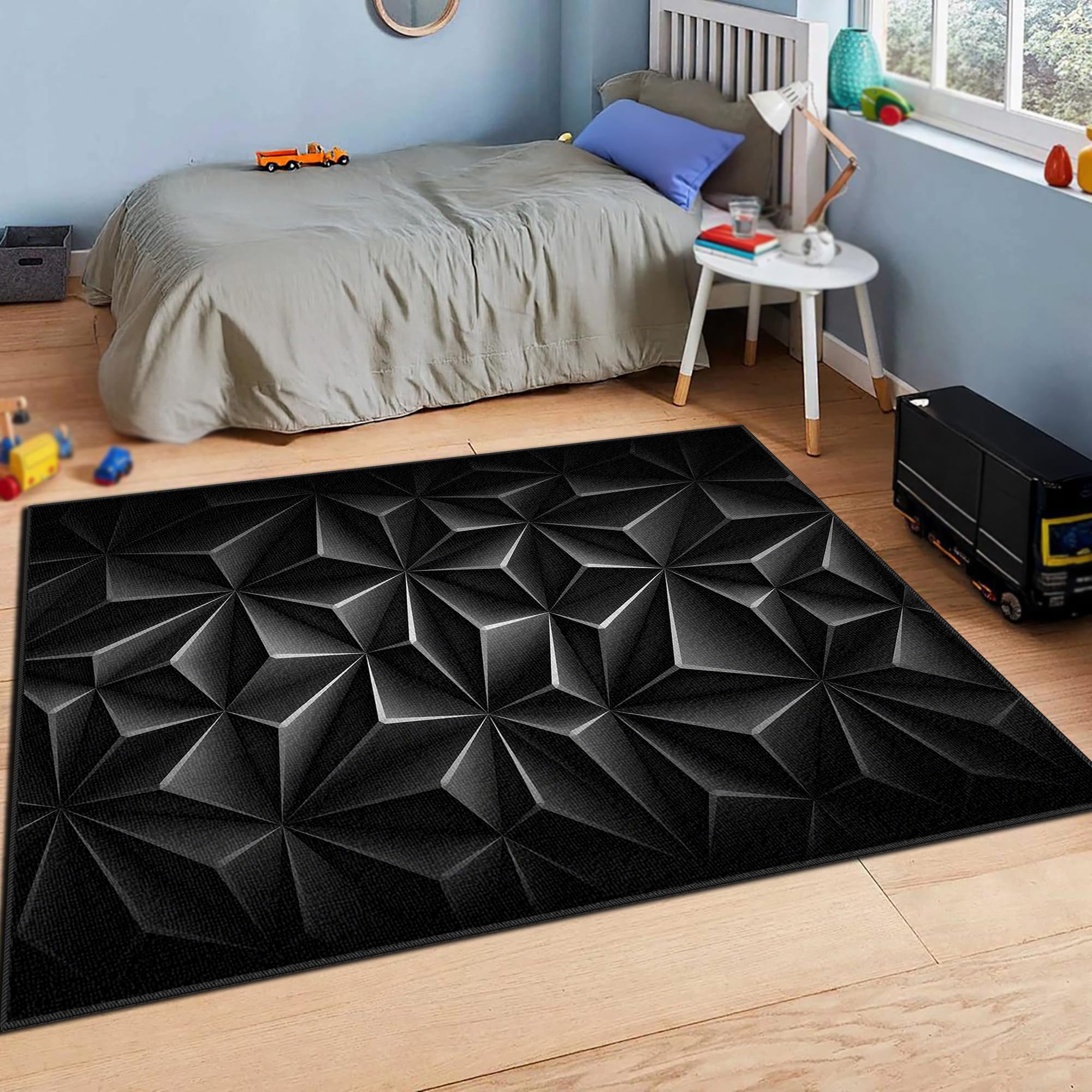 Dywan do sypialni do gier 160 x 210 cm Dywan do salonu dla graczy 3D Dywaniki do pokoju do gier Sofa Nocna Sofa Zmywalna Duże Antypoślizgowe Miękkie Dywaniki Dla Dzieci Nastolatki Chłopiec Dziewczęta