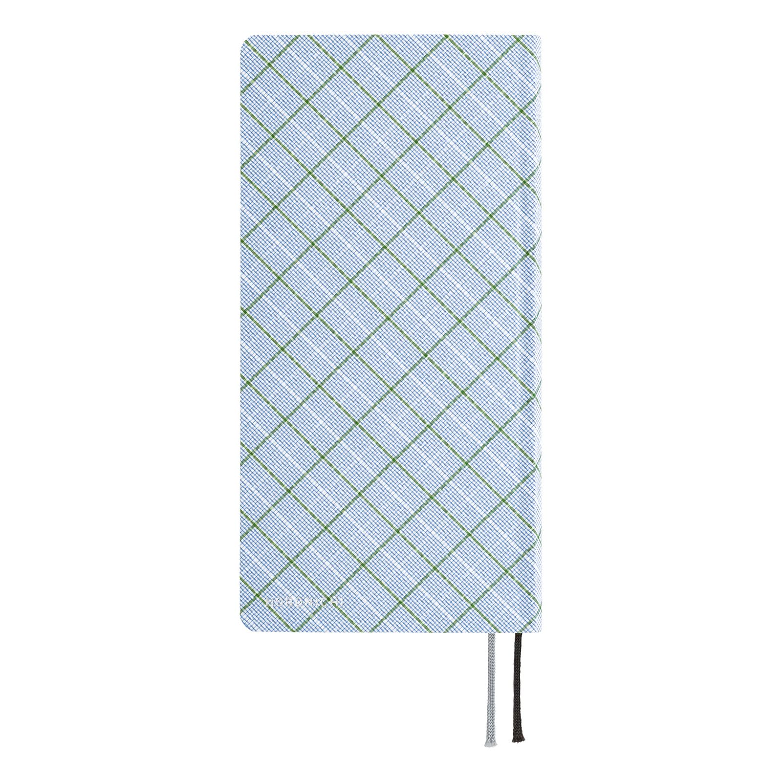 Hobonichi Techo 2027 Weeks – Shirt Fabric: Graph Plaid (English, Tall & Slim, January Start)