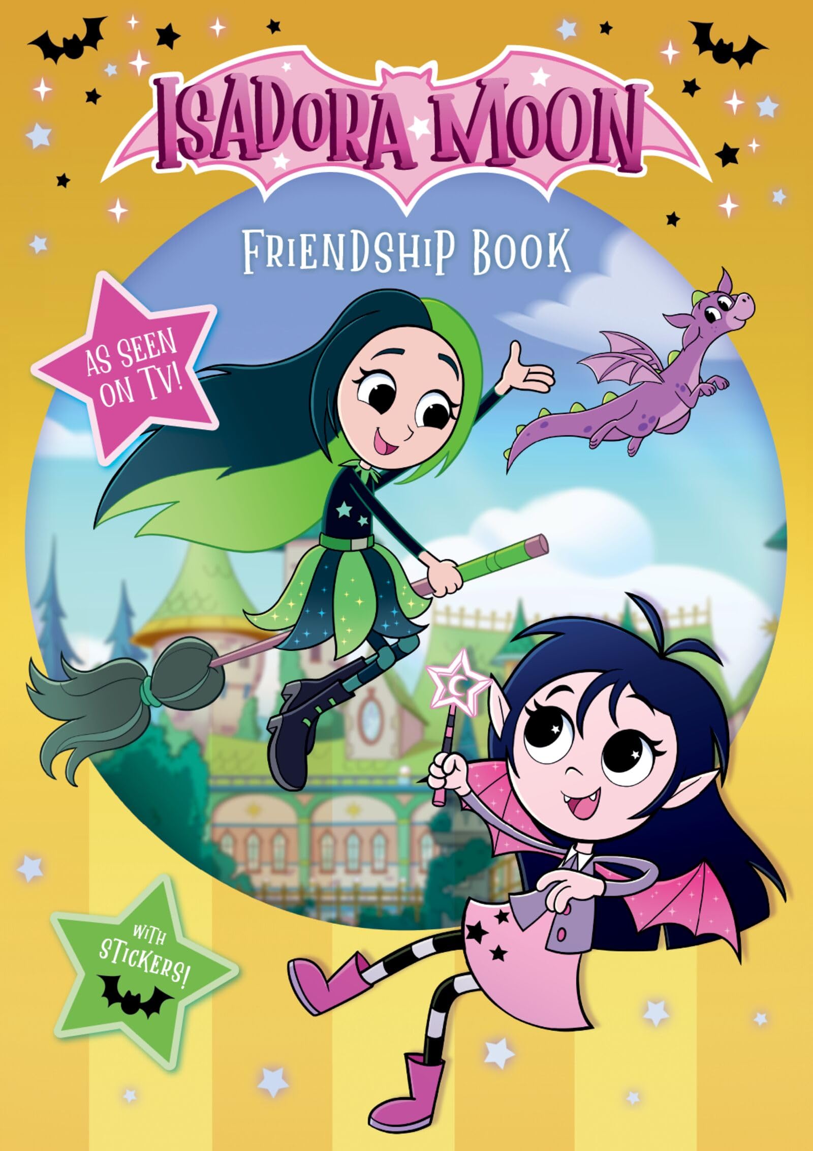 Isadora Moon: Friendship Book, packed with friendship-themed activities including quizzes, fact files, and portrait drawing! (As seen on TV) (Isadora Moon: TV Tie In Range)