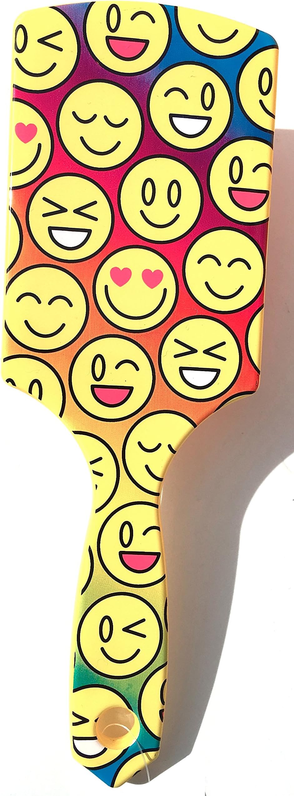 Emoji Faces Chunky Yellow Paddle Brush