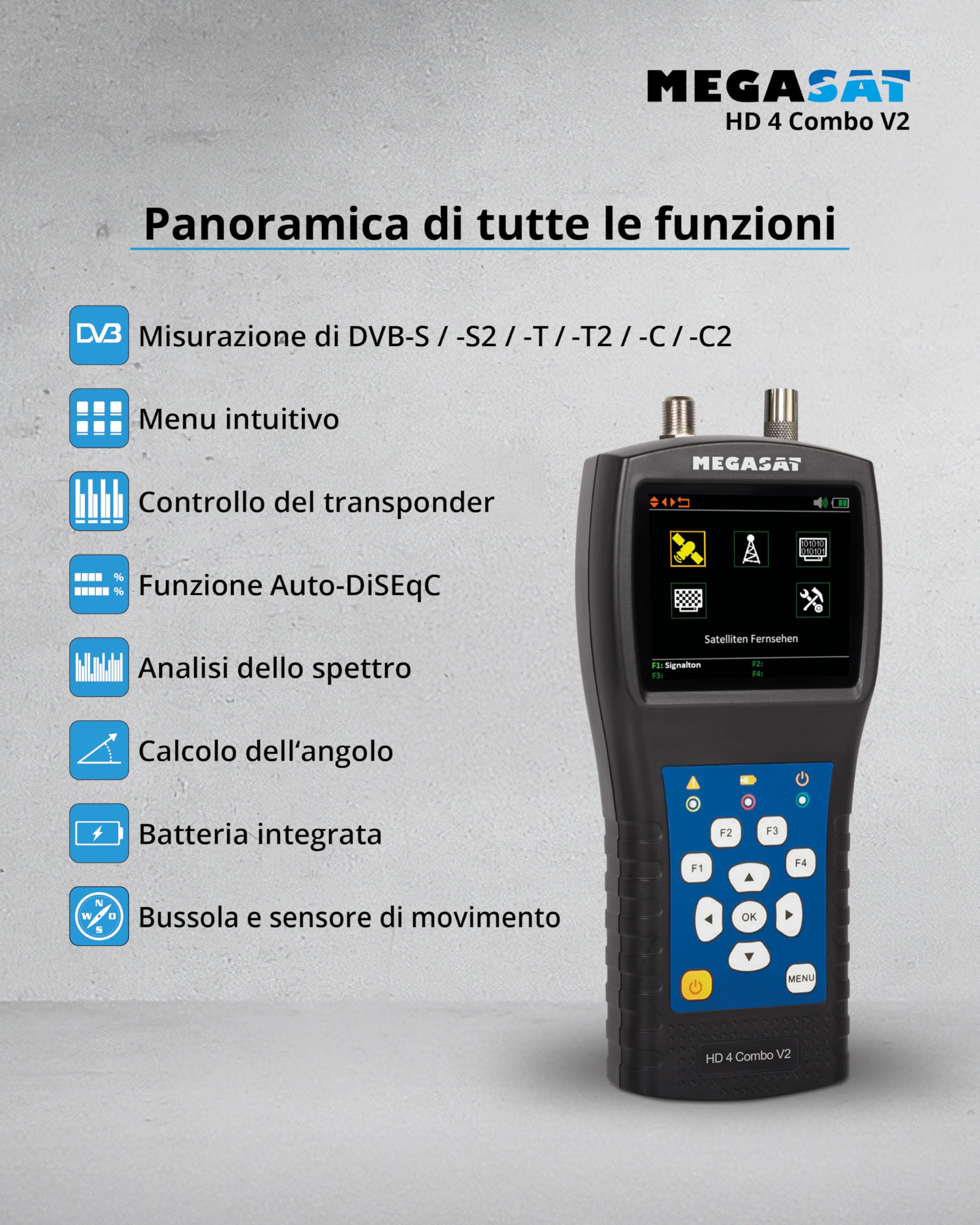 Megasat 2600022 HD 4 Combo V2