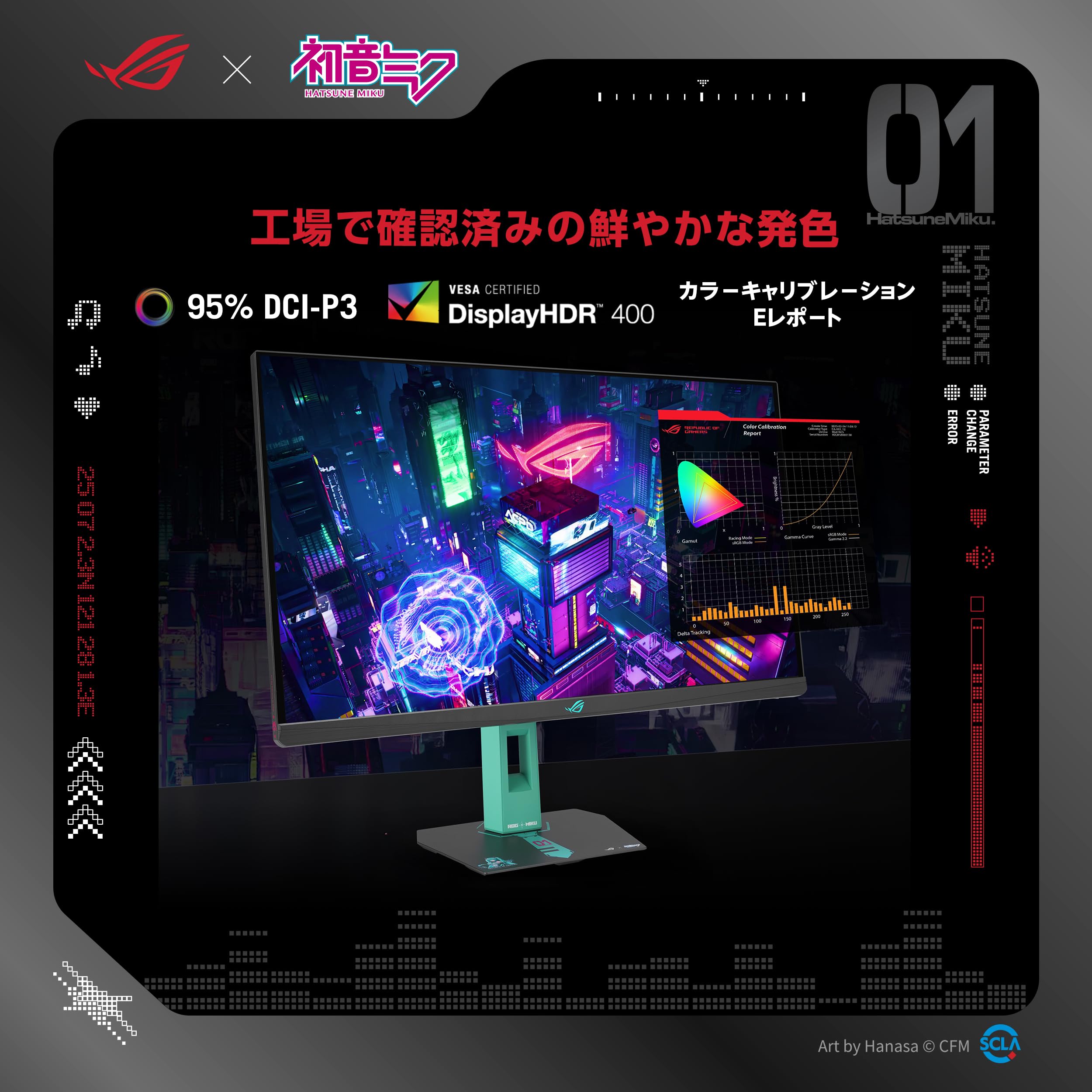 Amazon.co.jp: ASUS ROG Strix XG27ACMEG-G 初音ミクエディション /27