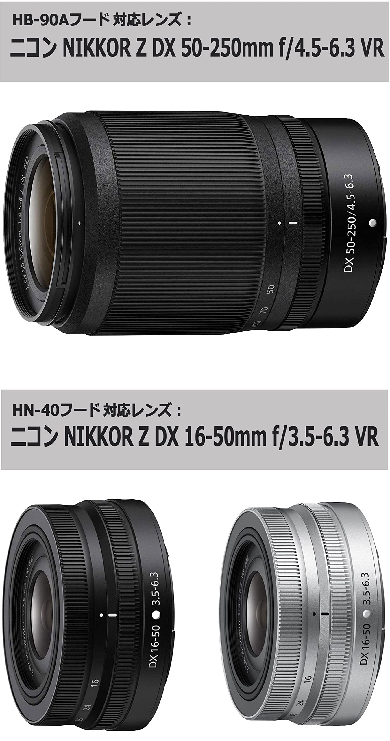 Nikon12  Z30 Nikon JJC HB-112 Reversible Lens Hood Shade For Nikon