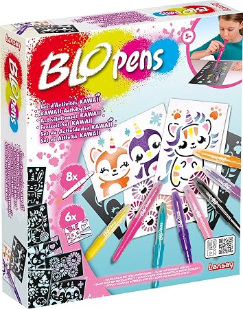 Lansay Blopens Kawaii - Coffret Activité Dessin Effet Aérographe