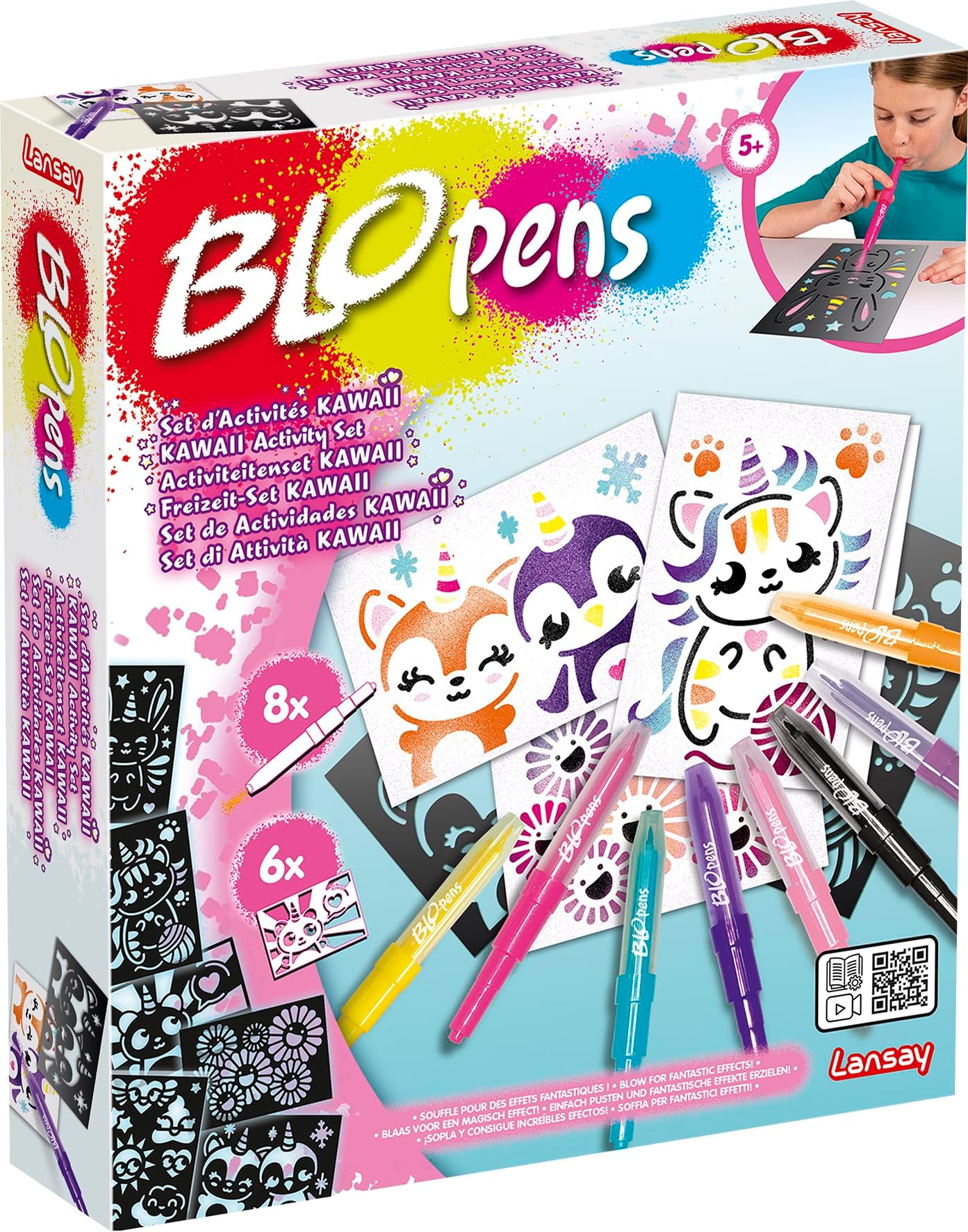 Lansay- Blopens Kawaii Activity Set, 23557