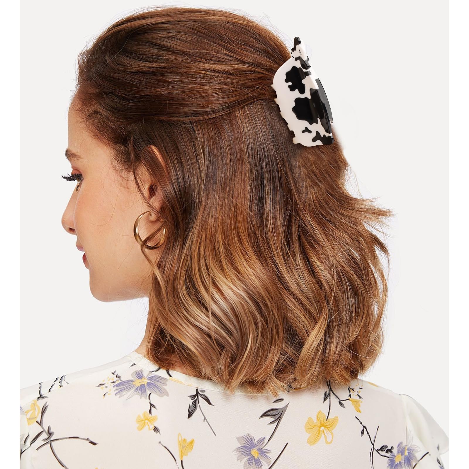 Amazon.com : Cow Print Stuff, Hapdo Cow Hair Clips Gifts for 