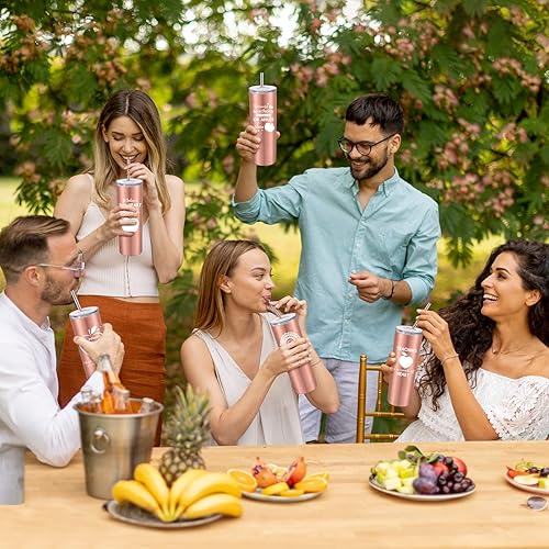 Miniatura 7 de Gerrii 6 piezas de regalos de agradecimiento para profesores para mujeres, vaso de acero inoxidable de 20 onzas, regalos de agradecimiento, taza