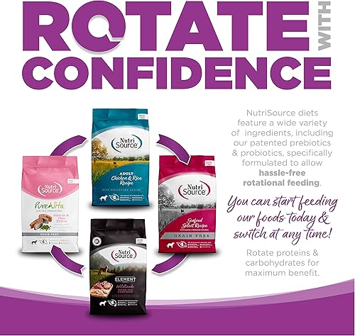Miniatura 4 de NutriSource Alimento seco para cachorros para razas grandes, pollo y arroz, 26 libras