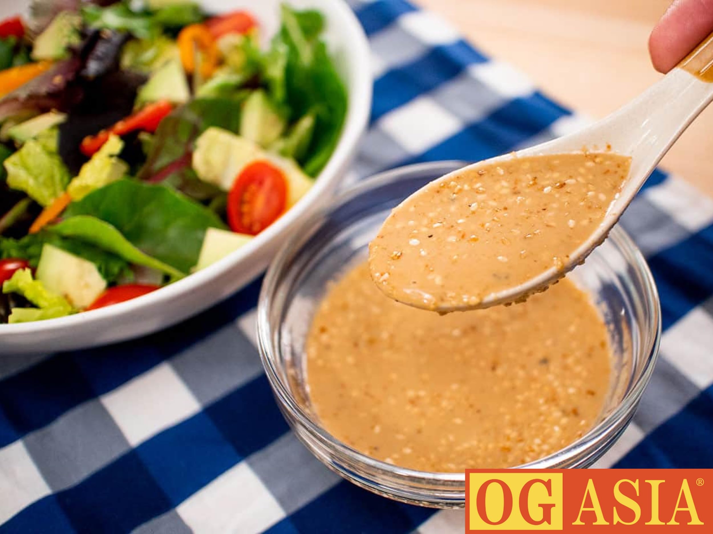 KEWPIE Dressing sezamowy, dwupak, japoński dressing z prażonym sezamem, 2 x 236 ml, OG ASIA - 472 ml
