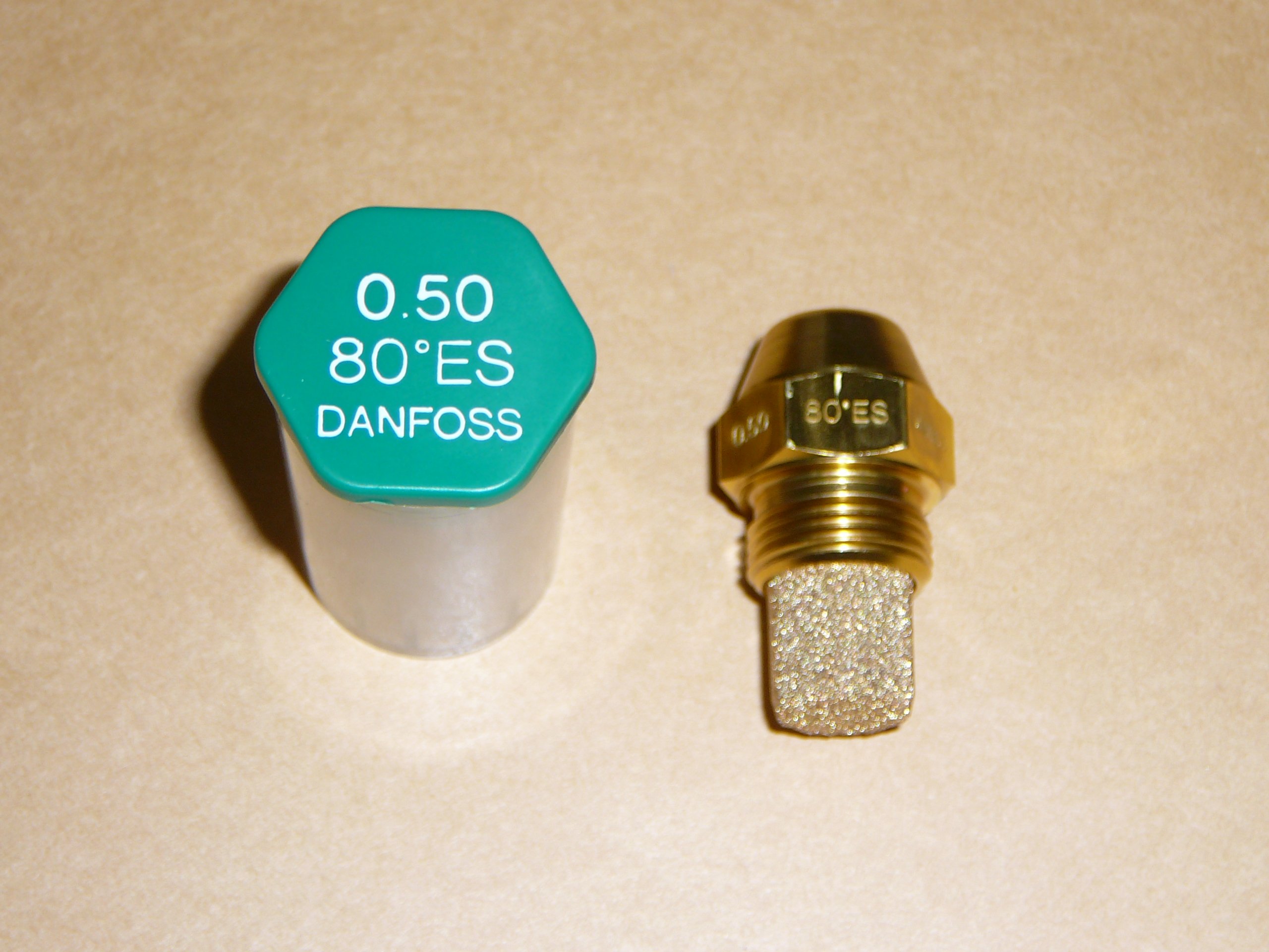 Danfoss Dysza do palników olejowych, 0,50 x 80 ES USgal/h ° stopni Spray 0,5 ogrzewanie Jet 1,50 kg/h 1,5