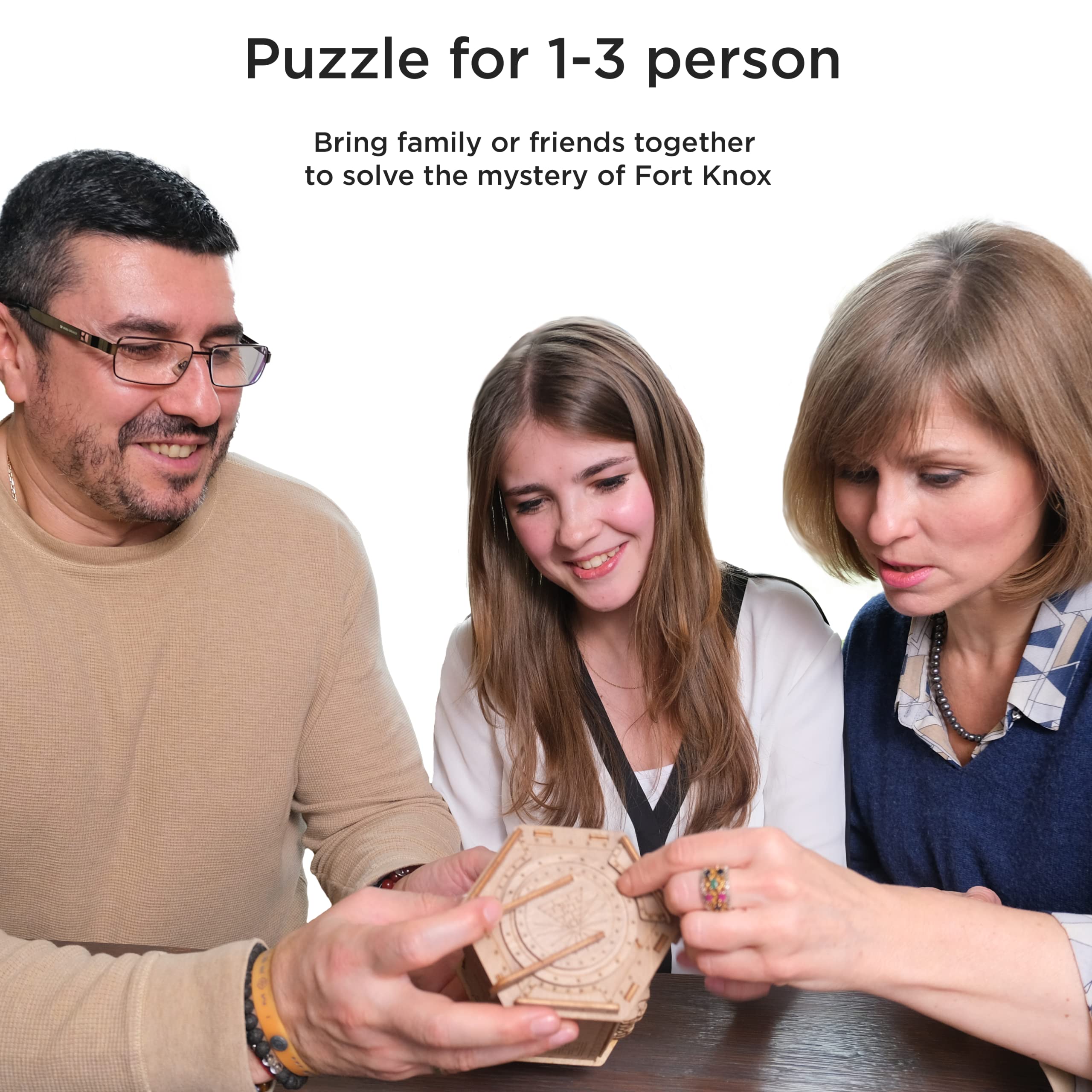 Buy ESC WELT Fort Knox Brain Puzzle Box Wooden Escape Room Games in a