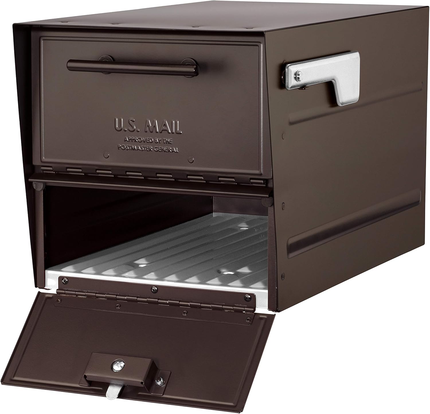 Crazy Clearance Architectural Mailboxes 6400RZ-SR-10 Oasis Eclipse Locking Mailbox, Rubbed Bronze