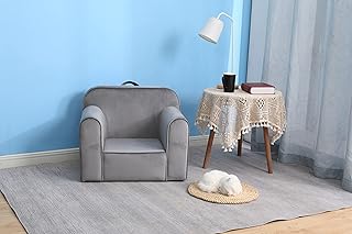 Bonrcea 25.4x18x20.87inch Kids Arm Sofa,Club Chair,Toddler Couch Chair, Upholstered Chair with Arm for Ages 12 Months and Up