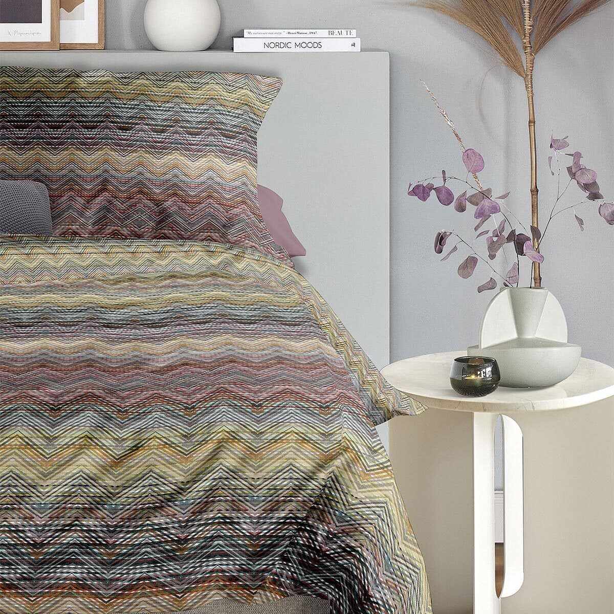 Irisette Mako-Satin Bettwäsche Wave 8671 Multi
