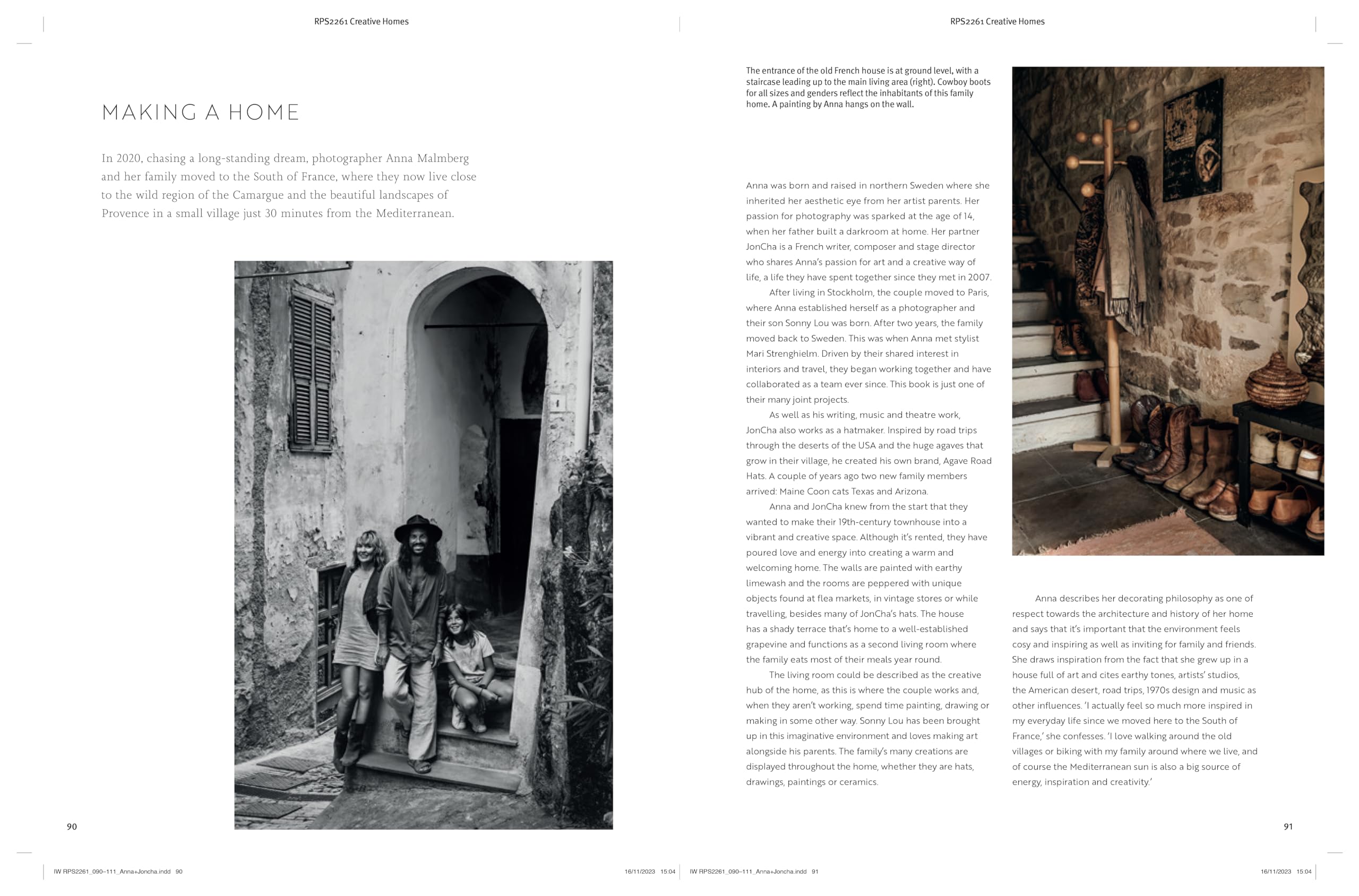 Creative homes - evocative, eclectic and carefully curated interiors