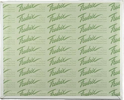 Miniatura 2 de Fredrix PRO Series Archival - Tablero de lona de lino, 9 x 12 pulgadas, color blanco