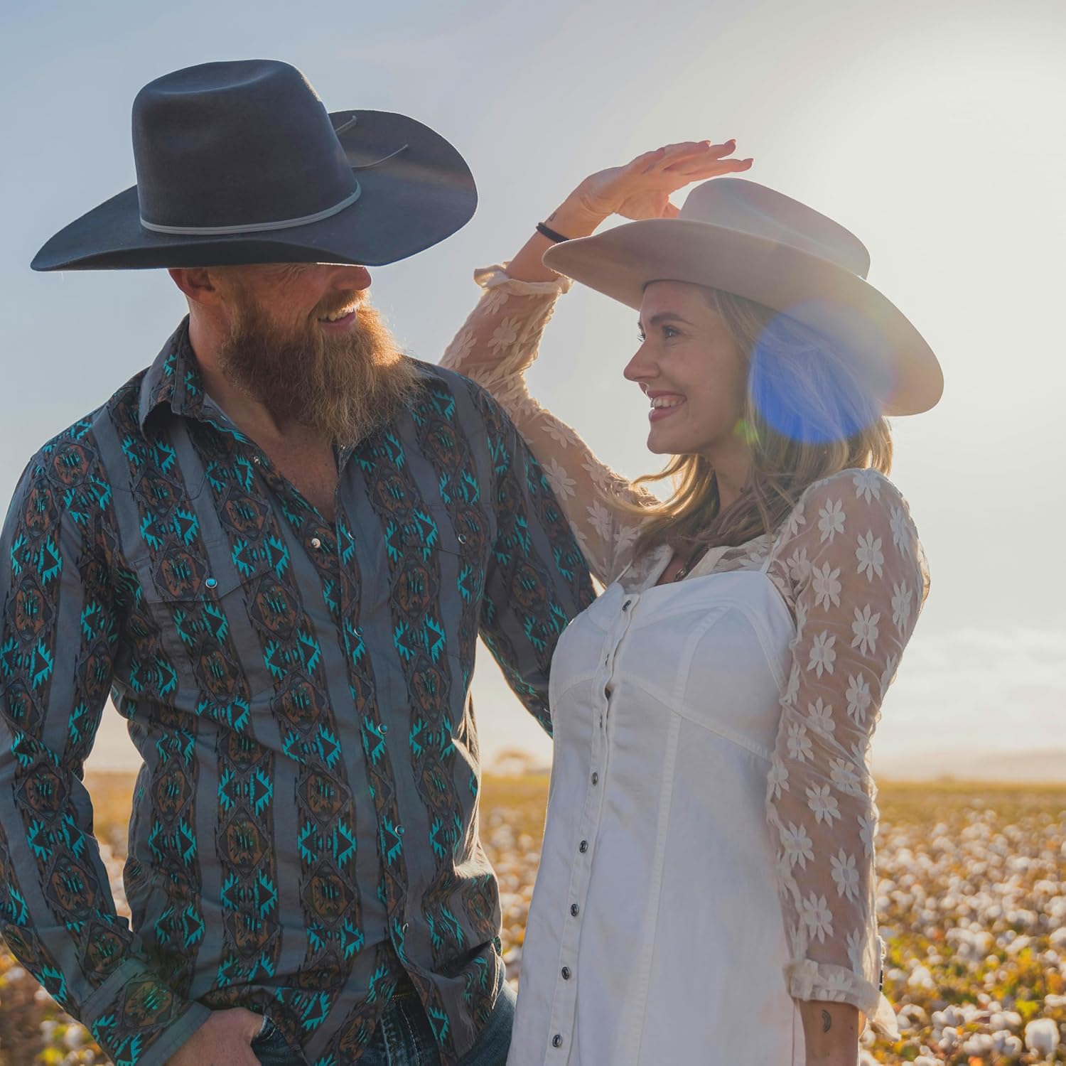 Women Rhinestone Cowboy Hat Wide Brim Felt Cowgirl Hats Shiny Party Wedding Hat - Image 7