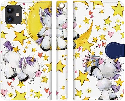 Amazon Co Jp Ruuu Iphone 11 Pro 手帳型 スマートフォン Iphoneケース カバー Iphone11pro ユニコーン イラスト 星 星空 月 動物 どうぶつ おしゃれ かわいい ユニーク 個性的 おもしろ 面白い ガーリー 可愛い グッズ 雑貨 キャラクター 絵本 童話 メルヘン 手帳