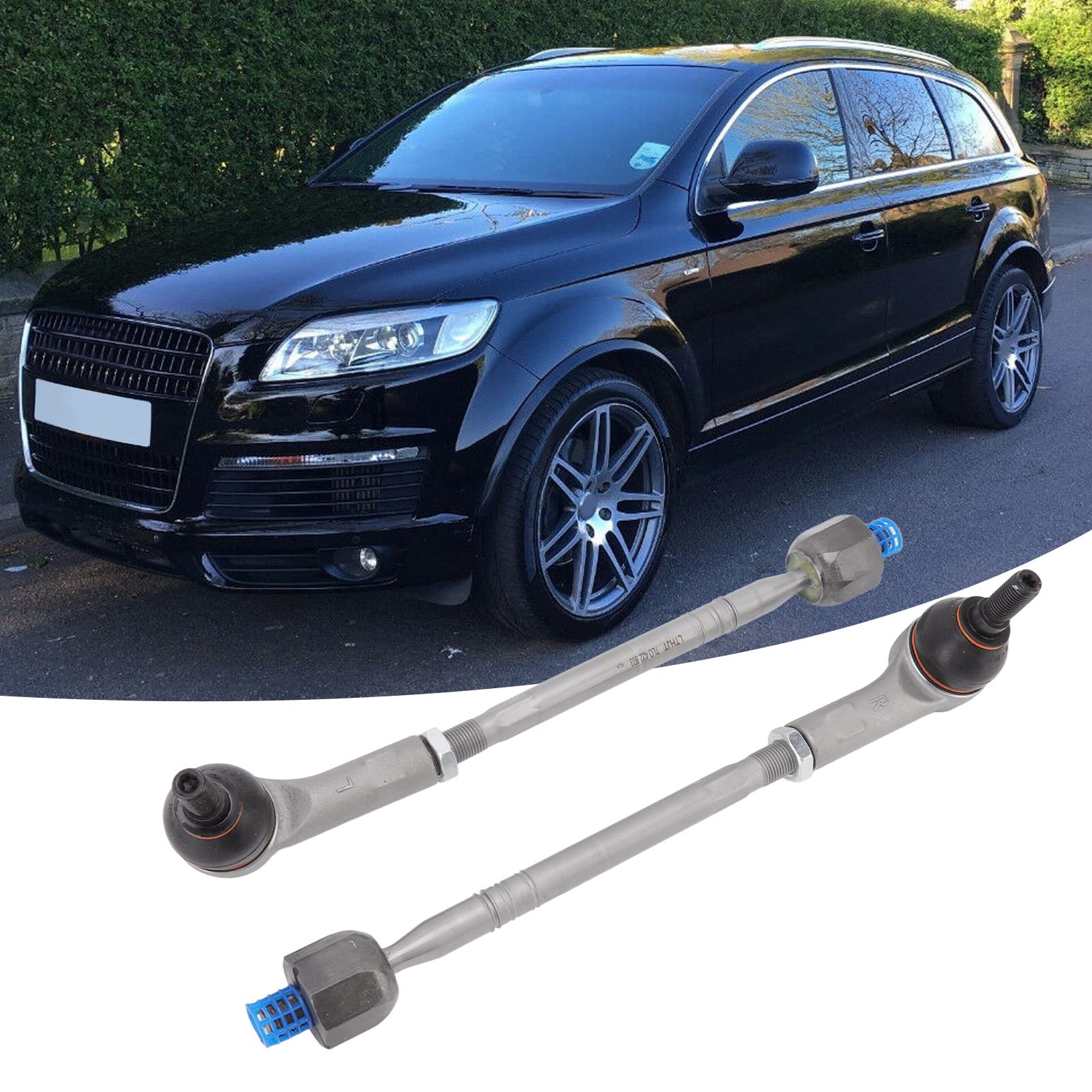 Pissente Przedni Wewnętrzny Zewnętrzny Drążek Kierowniczy Aluminiowy Lewy Prawy Zestaw Drążków Kierowniczych OE 7L0422803 7L0422804 dla 2007 2011 2003 2009 Wymiana Układu Kierowniczego