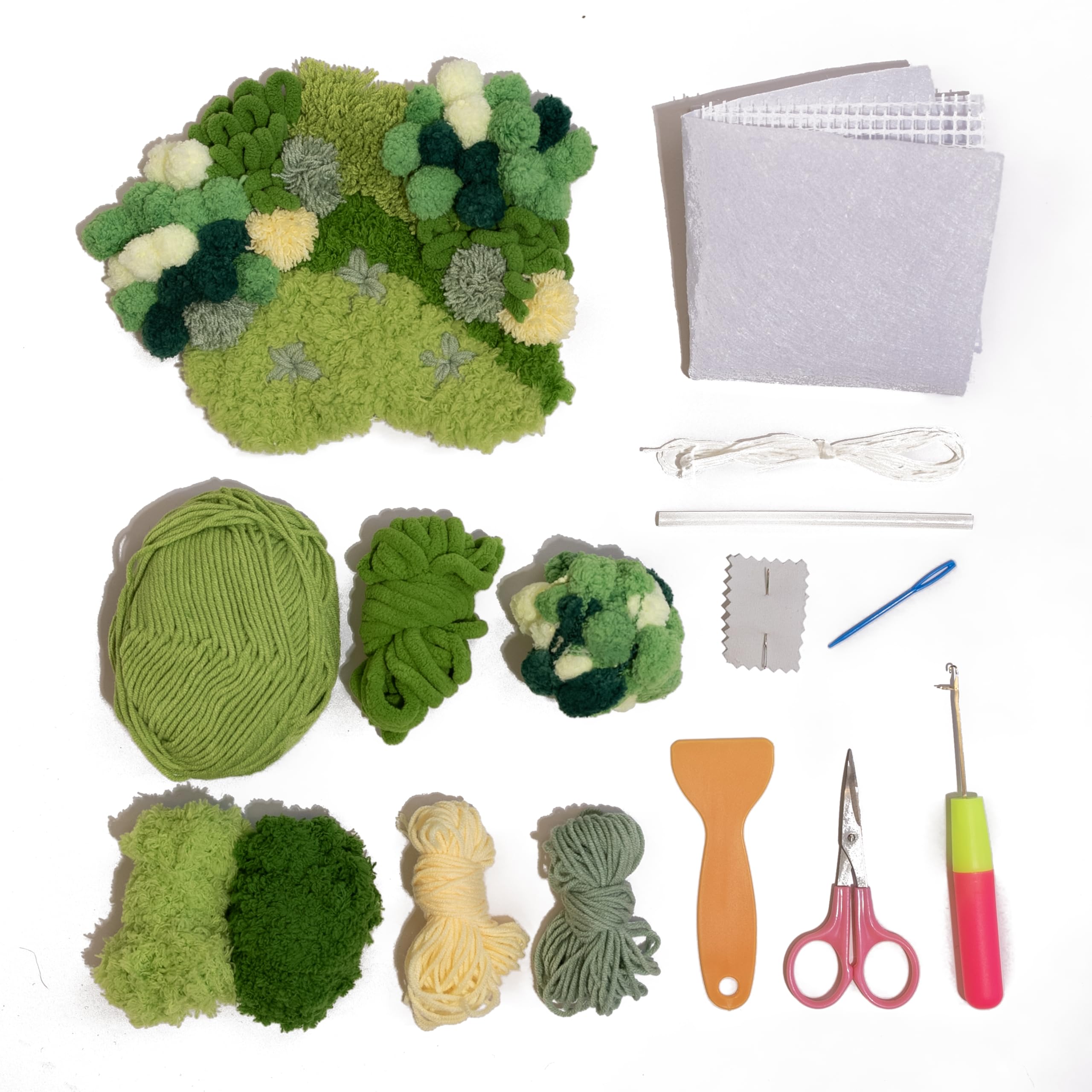 CRAFT CLUB Green Oasis Moss Coaster Kit | DIY Arts & Crafts